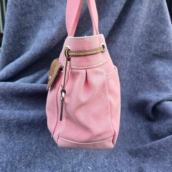 Large FOSSIL shay canvas shoulder tote - Picture 5 of 10